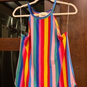 Multicolor Striped Tank Top